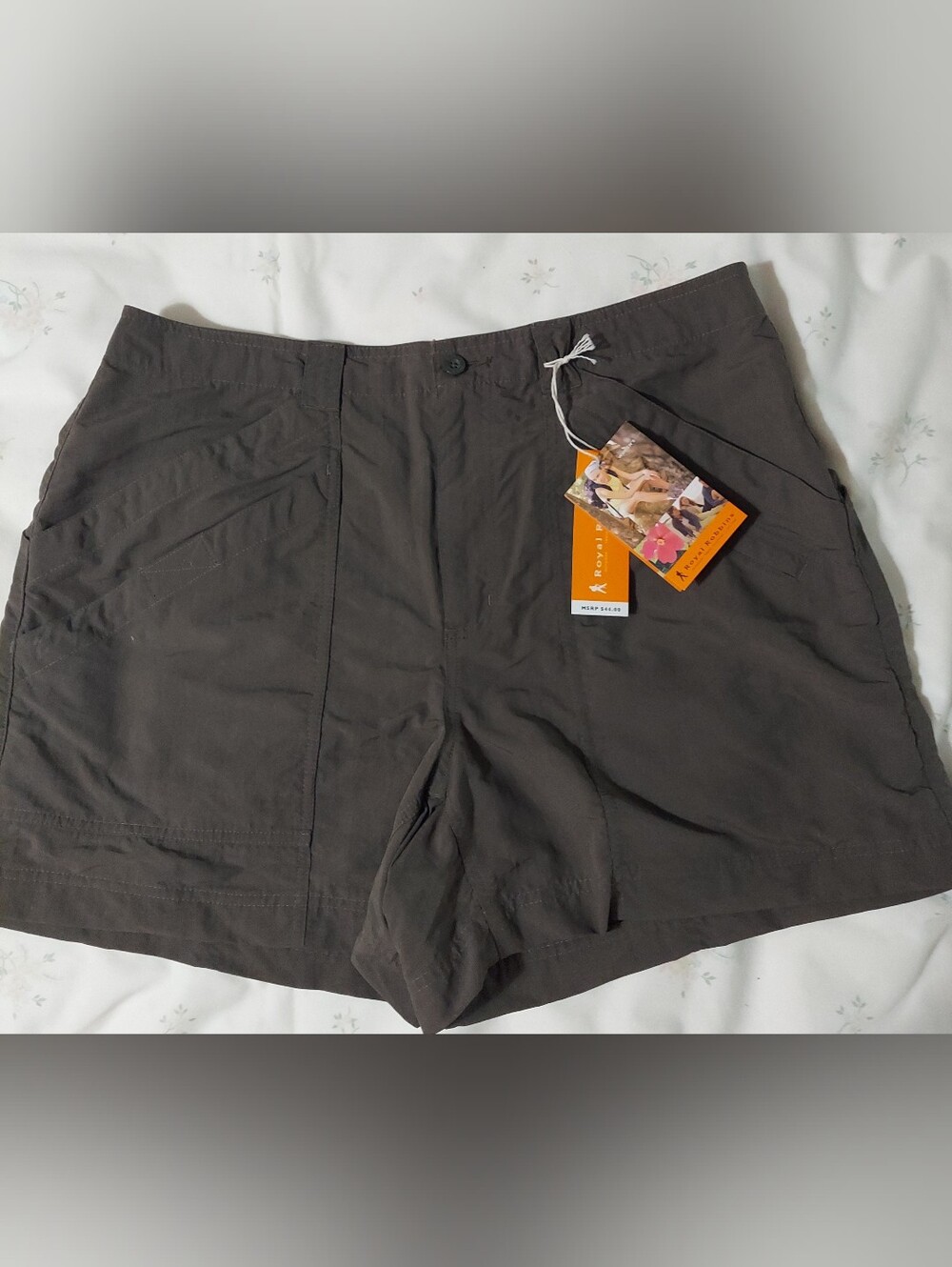 Royal Robbins Nylon Hiking Backcountry Shorts Wimens 16 NWT 44$ MSRP